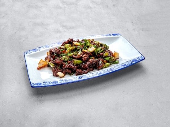 Wołowina w czarnm pieorzu